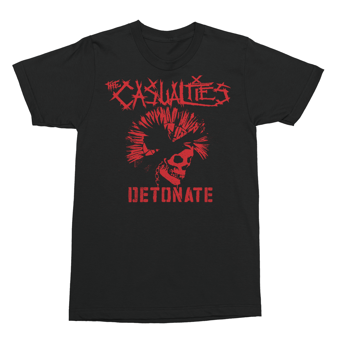 Detonate Skull T-Shirt (Black) – Hellcat Records